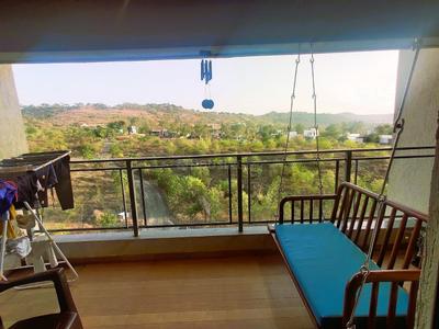 Balcony Image of 1450 Sq.ft 3 BHK Apartment / Flat for rent in F5 Mount Unique B and C Wing, Baner Pune for Rs. 72000