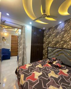 Bedroom Image of 412 Sq.ft 1 BHK Builder Floor for rent in Dwarka Mor New Delhi for Rs. 17500