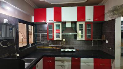 Kitchen Image of 2025 Sq.ft 3 BHK Apartment / Flat for rent in Motera Ahmedabad for Rs. 33000