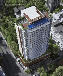 Image of 2100 Sq.ft 4 BHK Apartment / Flat for sale in NVK Palmera Residences, Bandra West, Mumbai for Rs. 160000000