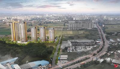 Image of 2325 Sq.ft 3 BHK Apartment / Flat for sale in Gazipur, Zirakpur for Rs. 16500000