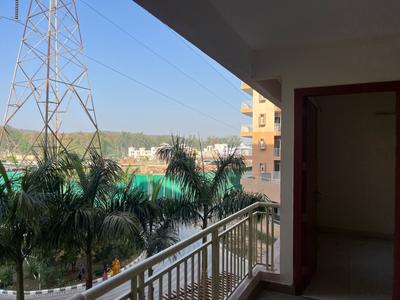Balcony Image of 1090 Sq.ft 2 BHK Apartment / Flat for rent in Windlass River Valley, Kuwan Wala Dehradun for Rs. 15000