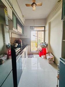 Kitchen Image of 1050 Sq.ft 1 BHK Apartment / Flat for rent in Kalwa Thane for Rs. 36000