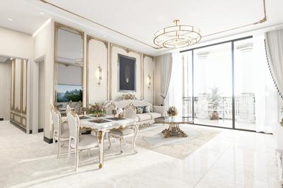 Living Room Image of 387 Sq.ft 1 RK Apartment / Flat for sale in Dubai South Dubai for Rs. 18449390