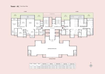 Image of 1475 Sq.ft 3 BHK Apartment / Flat for sale in Kohinoor Satori , Mahalunge, Pune for Rs. 15300000