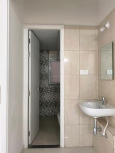 Common Bathroom Image of 675 Sq.ft 1 BHK Apartment / Flat for rent in Godrej Hill Retreat, Mahalunge Pune for Rs. 23000