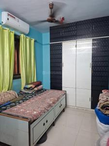Bedroom Image of 700 Sq.ft 1 BHK Apartment / Flat for rent in Airoli Navi Mumbai for Rs. 27000