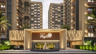 Image of 1845 Sq.ft 3 BHK Apartment / Flat for sale in Signor Skyline, Zundal, Ahmedabad for Rs. 7020000