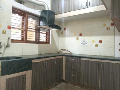 Kitchen Image of 1260 Sq.ft 2 BHK Builder Floor for rent in Varanasi Bengaluru for Rs. 22000