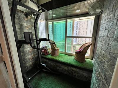 Balcony Image of 626 Sq.ft 2 BHK Apartment / Flat for rent in Jaypee Kosmos, Sector 134 Noida for Rs. 35000