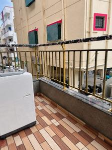Balcony Image of 614 Sq.ft 1 BHK Apartment / Flat for rent in Wadgaon Sheri Pune for Rs. 25000