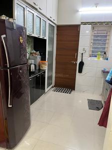 Kitchen Image of 1260 Sq.ft 3 BHK Villa for rent in  Abhishek Bungalows, Bhat Ahmedabad for Rs. 38000