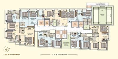 Image of 750 Sq.ft 2 BHK Apartment / Flat for sale in D D Om Makarand Heights, Ghatkopar East, Mumbai for Rs. 16500000