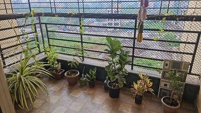 Balcony Image of 900 Sq.ft 2 BHK Apartment / Flat for sale in Sai Trilok Heights, Thakurli Thane for Rs. 6800000