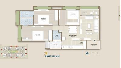 Image of 1800 Sq.ft 3 BHK Apartment / Flat for sale in Vaishno Devi Circle, Ahmedabad for Rs. 7200000