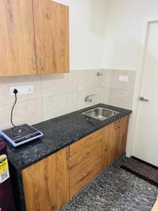 Kitchen Image of 500 Sq.ft 1 RK Apartment / Flat for rent in HSR Layout Bengaluru for Rs. 25000