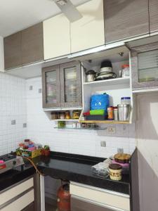 Kitchen Image of 650 Sq.ft 1 BHK Apartment / Flat for rent in Hrutviin Unnati Avenue, Kondhwa Budruk Pune for Rs. 22000