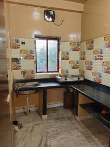 Kitchen Image of 840 Sq.ft 2 BHK Apartment / Flat for rent in Purba Putiary Kolkata for Rs. 19000