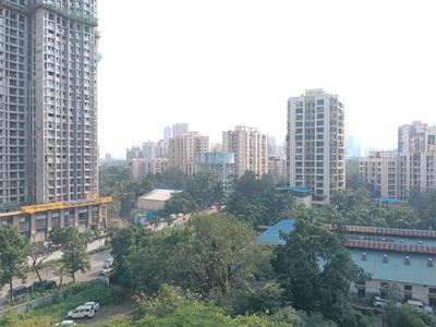 Living Room Image of 1258 Sq.ft 3 BHK Apartment / Flat for rent in Terraform Everest World, Thane West Thane for Rs. 43000