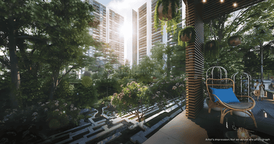 Image of 1255 Sq.ft 2 BHK Apartment / Flat for sale in Godrej Woods, Sector 43, Noida for Rs. 30000000