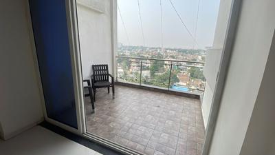 Balcony Image of 1200 Sq.ft 2 BHK Apartment / Flat for rent in Byramji Town Nagpur for Rs. 30000