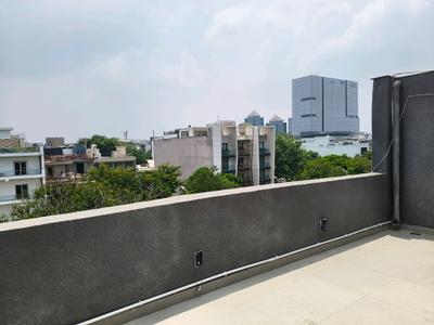 Terrace Image of 450 Sq.ft 1 BHK Builder Floor for rent in Sector 43 Gurgaon for Rs. 45000