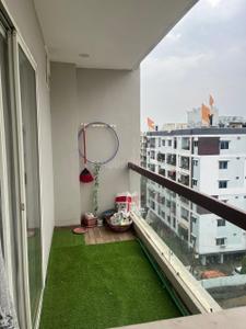 Balcony Image of 1050 Sq.ft 2 BHK Builder Floor for rent in Scheme No 114 Indore for Rs. 24500