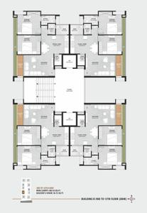 Image of 1278 Sq.ft 2 BHK Apartment / Flat for sale in Adajan, Surat for Rs. 4934358
