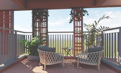 Balcony Image of 2290 Sq.ft 3.5 BHK Apartment / Flat for sale in Visista By Vista Spaces Okas, Allalasandra Bengaluru for Rs. 39444932