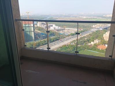 Balcony Image of 900 Sq.ft 2 BHK Apartment / Flat for rent in Rustomjee Azziano, Thane West Thane for Rs. 40500
