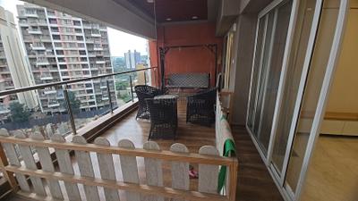Balcony Image of 2340 Sq.ft 4 BHK Apartment / Flat for sale in Kolte Patil 24K Stargaze Building H I And K, Bavdhan Pune for Rs. 28000000