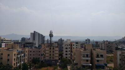 Balcony Image of 950 Sq.ft 2 BHK Apartment / Flat for rent in Dhanashree Aanand 2, Mohammed Wadi Pune for Rs. 22000