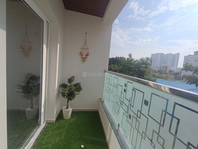 Balcony Image of 1210 Sq.ft 3 BHK Apartment / Flat for rent in Kondapur Hyderabad for Rs. 45000