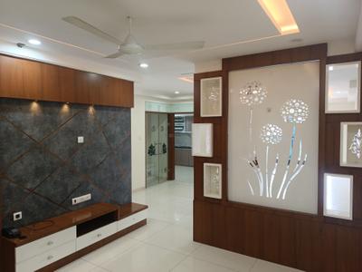 Living Room Image of 1960 Sq.ft 3 BHK Apartment / Flat for rent in Rajapushpa Regalia, Kokapet Hyderabad for Rs. 60000