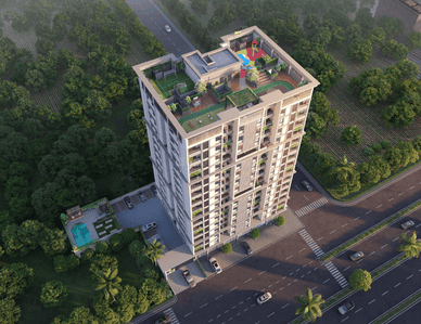 Image of 1207 Sq.ft 3 BHK Apartment / Flat for sale in Rachana Privana, Moshi, Pune for Rs. 10800000