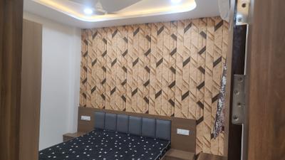 Bedroom Image of 500 Sq.ft 1 BHK Builder Floor for rent in Mahalakshmi Nagar Indore for Rs. 19000