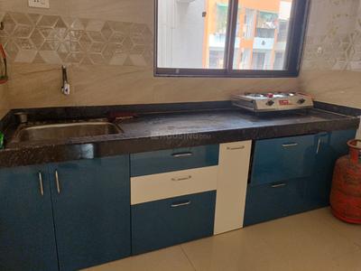 Kitchen Image of 585 Sq.ft 1 BHK Apartment / Flat for rent in Akshay Kuberakshe, Koliwada Alibag for Rs. 17000