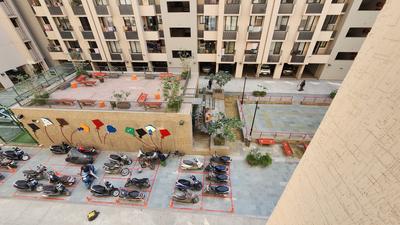 Balcony Image of 1210 Sq.ft 2 BHK Apartment / Flat for sale in Sun Atmosphere, Shela Ahmedabad for Rs. 6000000