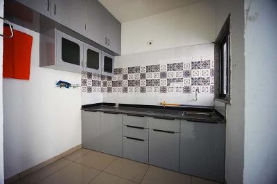 Kitchen Image of 1125 Sq.ft 2 BHK Apartment / Flat for sale in Shivansh Ashray, Lambha Ahmedabad for Rs. 3550000