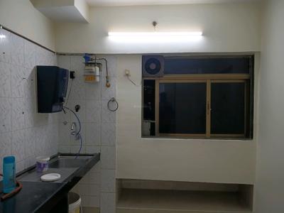 Kitchen Image of 705 Sq.ft 1 BHK Apartment / Flat for rent in Alamdar Aqdas Residency, Mandvi Mumbai for Rs. 45000