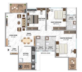 3 BHK Flat