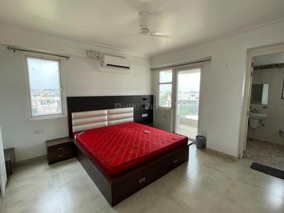 Bedroom Image of 1800 Sq.ft 3 BHK Apartment / Flat for rent in Vande Rudra Aakash, Rampura at Kanwarpura Jaipur for Rs. 36000