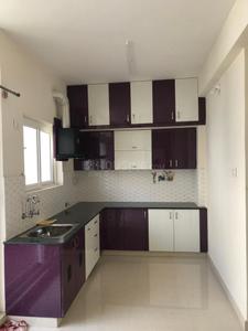 Kitchen Image of 1350 Sq.ft 2 BHK Builder Floor for rent in Murugeshpalya Bengaluru for Rs. 45000