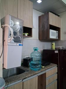Kitchen Image of 425 Sq.ft 1 RK Apartment / Flat for rent in Supertech Eco Suites, Sector 137 Noida for Rs. 20500