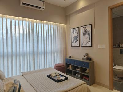 Bedroom Image of 1200 Sq.ft 3 BHK Apartment / Flat for rent in Purva Clermont Wing A, Chembur Mumbai for Rs. 120000