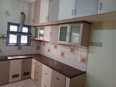 Kitchen Image of 1100 Sq.ft 3 BHK Apartment / Flat for rent in Adambakkam Chennai for Rs. 28000