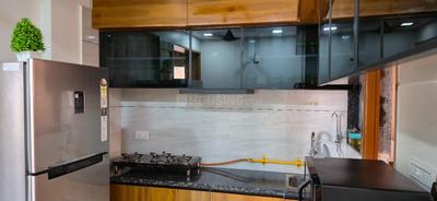 Kitchen Image of 800 Sq.ft 2 BHK Apartment / Flat for sale in Ashapura Samanvay Skyview, Tragad Ahmedabad for Rs. 6000000