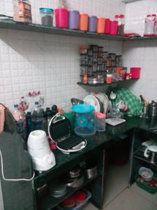 Kitchen Image of 750 Sq.ft 1.5 BHK Apartment / Flat for rent in Vashi Navi Mumbai for Rs. 34000