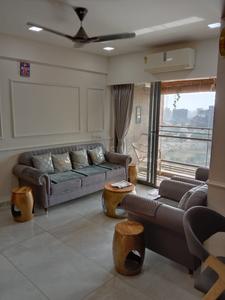 Hall Image of 1409 Sq.ft 3 BHK Apartment / Flat for rent in Atishay Sky, Sargasan Gandhinagar for Rs. 50000