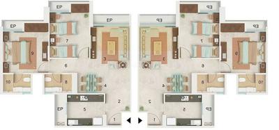 Image of 1090 Sq.ft 2 BHK Apartment / Flat for sale in Dynamix Parkwoods, Thane West, Thane for Rs. 11600000